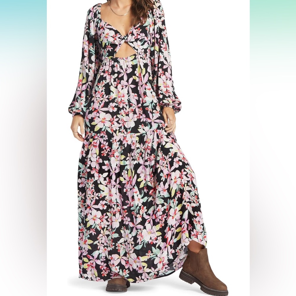 NWOT Roxy Women's On Holiday Maxi Dress